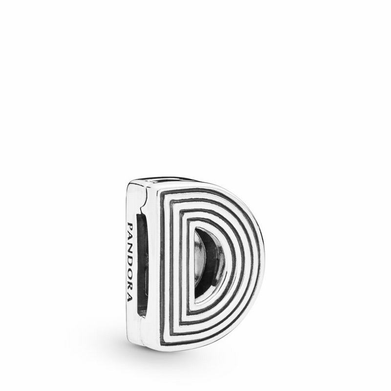 Pandora Reflexions™ Letter D Clip Charm NZ, Sterling Silver (912054-KUH)